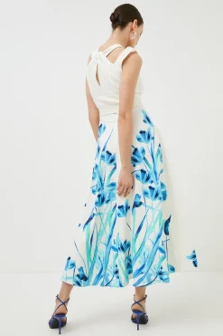 Best Sale โจ Karen Millen Chaos Woven Soft Tailored Waterfall ๐ Dress - white โ๏ธ 19 Best Sale โจ Karen Millen Chaos Woven Soft Tailored Waterfall ๐ Dress - white โ๏ธ -Occasionwear Popular Store bkk01428 white xl 4