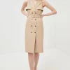 Best deal ๐ Karen Millen Belted Trench Pencil Midi ๐ Dress ๐ 2 Best deal ๐ Karen Millen Belted Trench Pencil Midi ๐ Dress ๐ -Occasionwear Popular Store bkk01434 beige xl