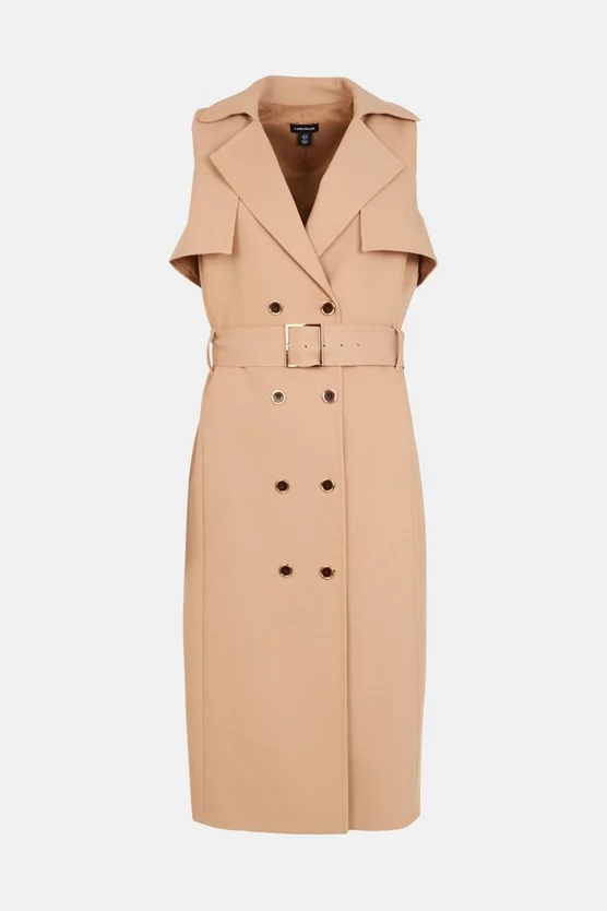 Best deal ๐ Karen Millen Belted Trench Pencil Midi ๐ Dress ๐ 6 Best deal ๐ Karen Millen Belted Trench Pencil Midi ๐ Dress ๐ - Image 4