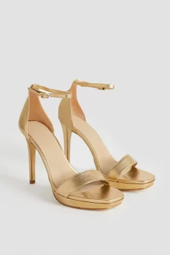 Wholesale ๐ Karen Millen Leather Square Toe Platform ๐ฉด Sandal - gold ๐ 12 Wholesale ๐ Karen Millen Leather Square Toe Platform ๐ฉด Sandal - gold ๐ -Occasionwear Popular Store bkk01564 gold xl 3