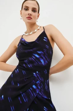 Buy โ๏ธ Karen Millen Relentless Satin Back Crepe Woven Slip ๐ Dress - blue ๐ 11 Buy โ๏ธ Karen Millen Relentless Satin Back Crepe Woven Slip ๐ Dress - blue ๐ -Occasionwear Popular Store bkk01572 blue xl 1