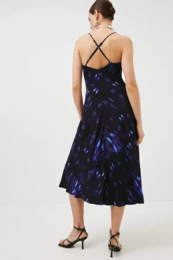 Buy โ๏ธ Karen Millen Relentless Satin Back Crepe Woven Slip ๐ Dress - blue ๐ 14 Buy โ๏ธ Karen Millen Relentless Satin Back Crepe Woven Slip ๐ Dress - blue ๐ -Occasionwear Popular Store bkk01572 blue xl 2 1