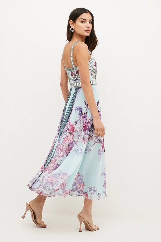 New β¨ Karen Millen Petite Floral Bead & Embroidered Woven Maxi π 5 New β¨ Karen Millen Petite Floral Bead & Embroidered Woven Maxi π - Image 3