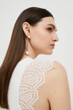 Promo ⭐ Karen Millen Lace Trim Ponte Ruffle Hem Jersey 👗 Dress 💯 8 Promo ⭐ Karen Millen Lace Trim Ponte Ruffle Hem Jersey 👗 Dress 💯 -Occasionwear Popular Store bkk01720 ivory xl 1