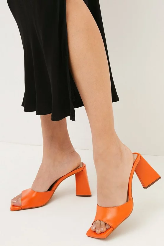 Best reviews of 😍 Karen Millen Leather Prism Heeled Mule - orange ⌛ 3 Best reviews of 😍 Karen Millen Leather Prism Heeled Mule - orange ⌛