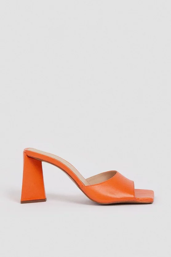 Best reviews of 😍 Karen Millen Leather Prism Heeled Mule - orange ⌛ 6 Best reviews of 😍 Karen Millen Leather Prism Heeled Mule - orange ⌛ - Image 4