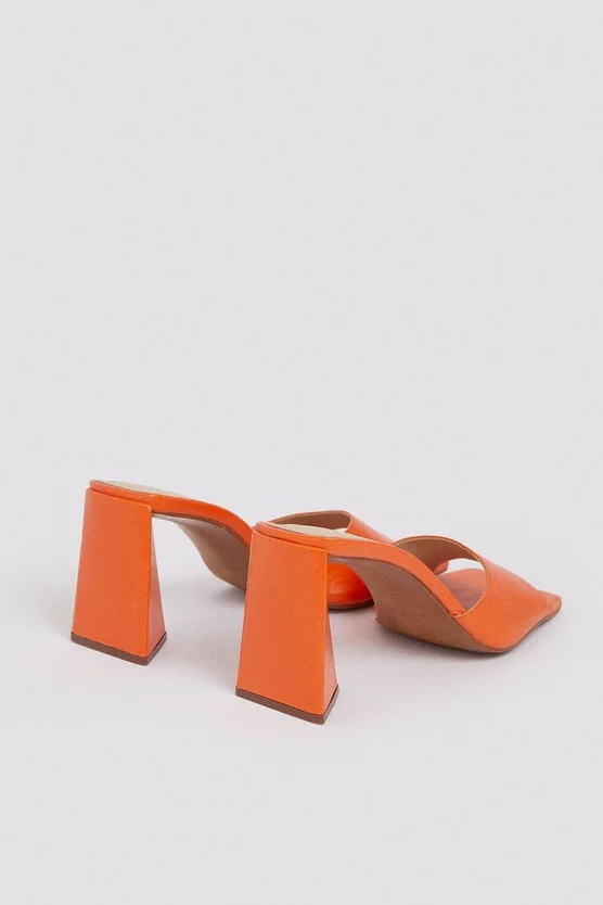 Best reviews of 😍 Karen Millen Leather Prism Heeled Mule - orange ⌛ 8 Best reviews of 😍 Karen Millen Leather Prism Heeled Mule - orange ⌛ - Image 6