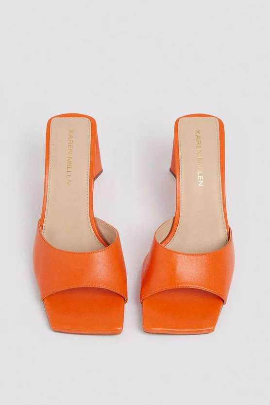 Best reviews of 😍 Karen Millen Leather Prism Heeled Mule - orange ⌛ 9 Best reviews of 😍 Karen Millen Leather Prism Heeled Mule - orange ⌛ - Image 7