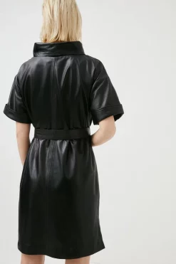 Cheap โค๏ธ Karen Millen Leather Relaxed Belted Mini ๐ Dress - black ๐คฉ 12 Cheap โค๏ธ Karen Millen Leather Relaxed Belted Mini ๐ Dress - black ๐คฉ -Occasionwear Popular Store bkk02144 black xl 4