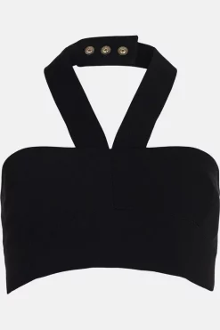 Best Sale 🛒 Karen Millen Limited Edition Bralet 🥰 -Occasionwear Popular Store bkk02234 black xl 4