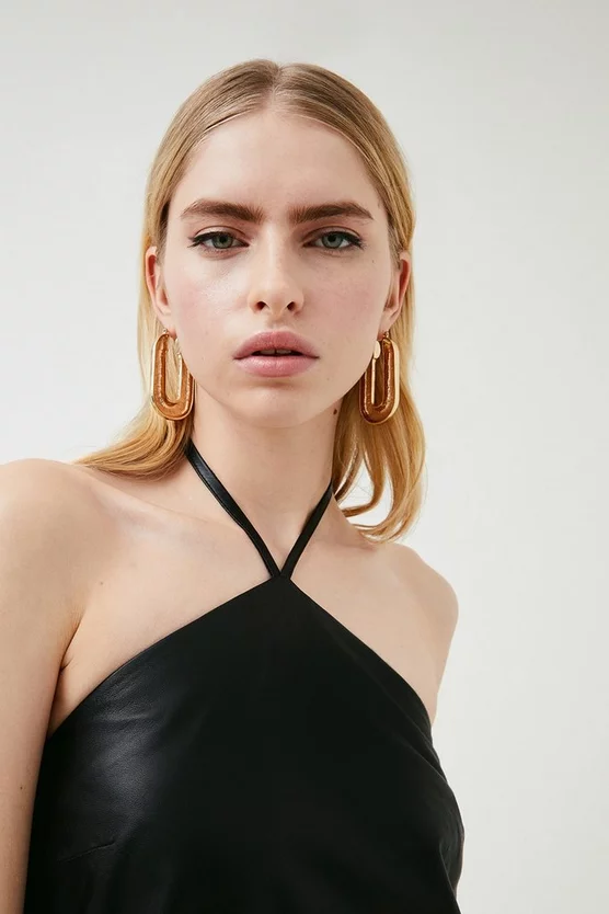 Best reviews of 🥰 Karen Millen Leather Halter Neck Mini 👗 Dress 🤩 4 Best reviews of 🥰 Karen Millen Leather Halter Neck Mini 👗 Dress 🤩 - Image 2