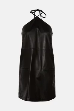 Best reviews of 🥰 Karen Millen Leather Halter Neck Mini 👗 Dress 🤩 12 Best reviews of 🥰 Karen Millen Leather Halter Neck Mini 👗 Dress 🤩 -Occasionwear Popular Store bkk02452 black xl 3
