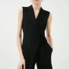 Promo โค๏ธ Karen Millen Compact Viscose Sleeveless Tux Playsuit - black ๐งจ 1 Promo โค๏ธ Karen Millen Compact Viscose Sleeveless Tux Playsuit - black ๐งจ -Occasionwear Popular Store bkk02572 black xl