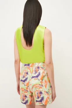 Best deal ๐ Karen Millen Abstract Jacquard Buckle Waist Skort - multi ๐ 9 Best deal ๐ Karen Millen Abstract Jacquard Buckle Waist Skort - multi ๐ -Occasionwear Popular Store bkk02700 multi xl 2