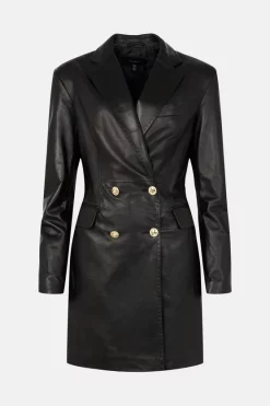 Cheapest ๐ Karen Millen Leather Extreme Shoulder Double Breasted Mini ๐ Dress ๐ 11 Cheapest ๐ Karen Millen Leather Extreme Shoulder Double Breasted Mini ๐ Dress ๐ -Occasionwear Popular Store bkk02717 black xl 3