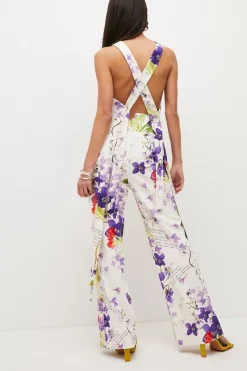 Wholesale 👏 Karen Millen Petite Scattering Viola and Tulipa Floral Compact Viscose Cross Back Top ⌛ 8 Wholesale 👏 Karen Millen Petite Scattering Viola and Tulipa Floral Compact Viscose Cross Back Top ⌛ -Occasionwear Popular Store bkk02827 floral xl 2