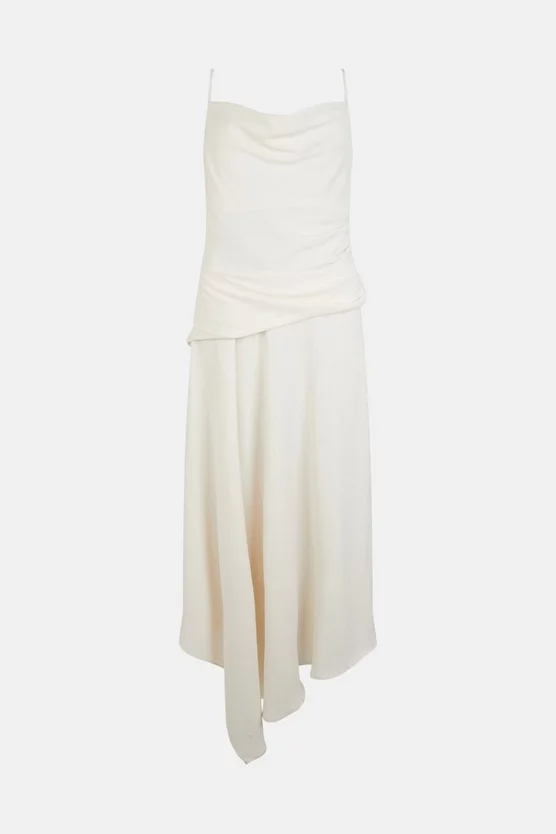 Discount 💯 Karen Millen Soft Tailored Cowl Neck Slip Maxi 👗 Dress 😉 6 Discount 💯 Karen Millen Soft Tailored Cowl Neck Slip Maxi 👗 Dress 😉 - Image 4
