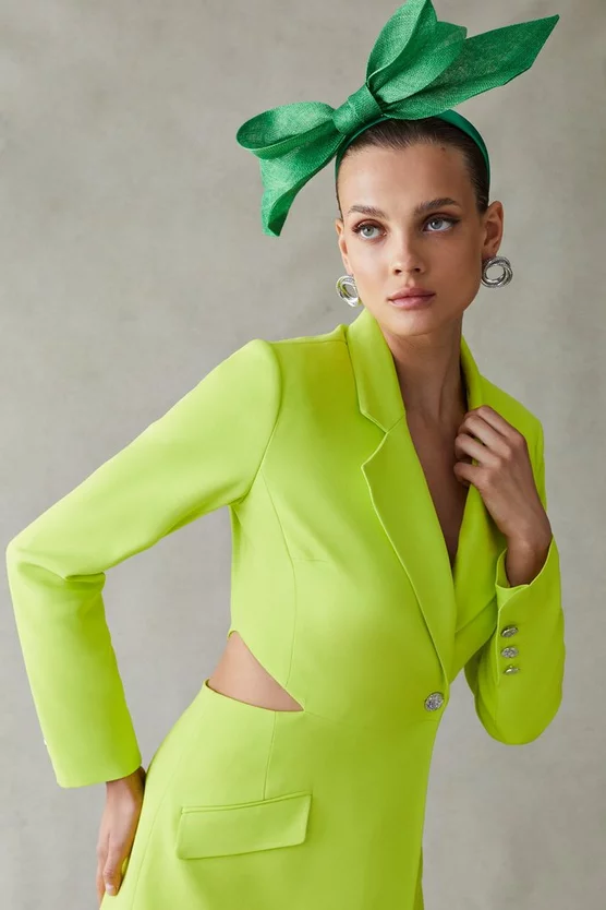 Cheap 😉 Karen Millen Compact Viscose Cut Out Back Blazer Mini 👗 Dress 👏 5 Cheap 😉 Karen Millen Compact Viscose Cut Out Back Blazer Mini 👗 Dress 👏 - Image 3