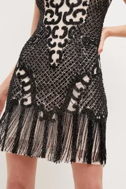 Brand new ๐ฏ Karen Millen Crystal Embellished Strappy Mini ๐ Dress - black ๐ฏ 9 Brand new ๐ฏ Karen Millen Crystal Embellished Strappy Mini ๐ Dress - black ๐ฏ -Occasionwear Popular Store bkk03533 black xl 1