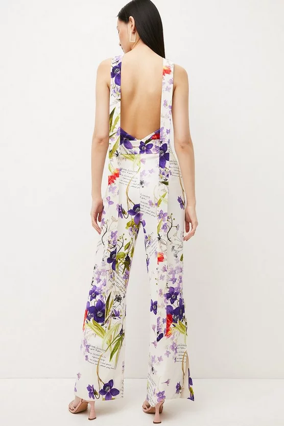 Best reviews of ✨ Karen Millen Scattering Viola and Tulipa Floral Compact Viscose Jumpsuit 🧨 7 Best reviews of ✨ Karen Millen Scattering Viola and Tulipa Floral Compact Viscose Jumpsuit 🧨 - Image 5