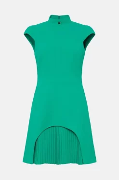Flash Sale 💯 Karen Millen Military Tailored Mini 👗 Dress 🛒 -Occasionwear Popular Store bkk03636 green xl 4