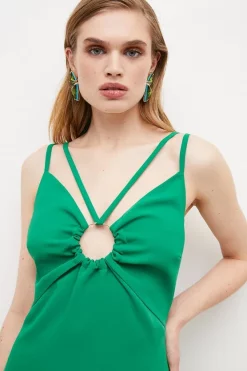 Flash Sale π Karen Millen Soft Tailored Double Strap Detail Maxi π Dress βοΈ 9 Flash Sale π Karen Millen Soft Tailored Double Strap Detail Maxi π Dress βοΈ -Occasionwear Popular Store bkk03645 green xl 1