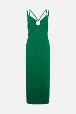 Flash Sale π Karen Millen Soft Tailored Double Strap Detail Maxi π Dress βοΈ 11 Flash Sale π Karen Millen Soft Tailored Double Strap Detail Maxi π Dress βοΈ -Occasionwear Popular Store bkk03645 green xl 3