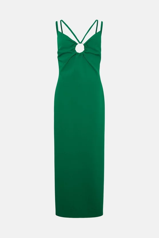 Flash Sale π Karen Millen Soft Tailored Double Strap Detail Maxi π Dress βοΈ 6 Flash Sale π Karen Millen Soft Tailored Double Strap Detail Maxi π Dress βοΈ - Image 4