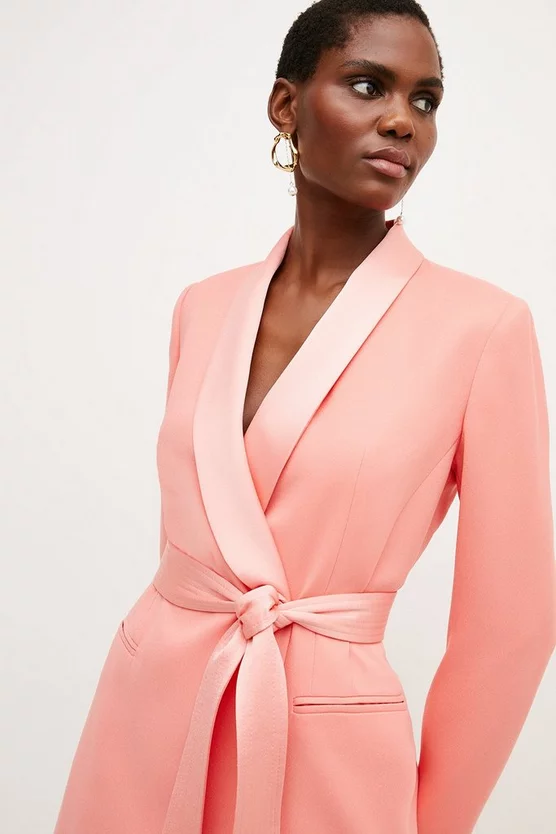 Buy ๐ Karen Millen Tuxedo Wrap Mini ๐ Dress ๐ฏ 4 Buy ๐ Karen Millen Tuxedo Wrap Mini ๐ Dress ๐ฏ - Image 2