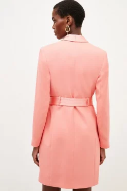 Buy ๐ Karen Millen Tuxedo Wrap Mini ๐ Dress ๐ฏ 10 Buy ๐ Karen Millen Tuxedo Wrap Mini ๐ Dress ๐ฏ -Occasionwear Popular Store bkk03822 coral20pink xl 2