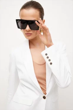 Cheap ๐ Karen Millen Tailored Linen Blend Tailored Single Breasted Jacket ๐ฅ 9 Cheap ๐ Karen Millen Tailored Linen Blend Tailored Single Breasted Jacket ๐ฅ -Occasionwear Popular Store bkk03863 ivory xl 1