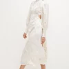Cheap π― Karen Millen Lydia Millen Petite Mirrored Cutwork Maxi - ivory β¨ 2 Cheap π― Karen Millen Lydia Millen Petite Mirrored Cutwork Maxi - ivory β¨ -Occasionwear Popular Store bkk04218 ivory xl