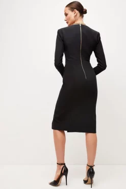 Top 10 π Karen Millen Corset Waist Midi Pencil Midi π Dress 𧨠9 Top 10 π Karen Millen Corset Waist Midi Pencil Midi π Dress 𧨠-Occasionwear Popular Store bkk04561 black xl 2