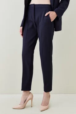 Budget 😀 Karen Millen Tailored Stretch Slim Leg Trouser 😍 -Occasionwear Popular Store bkk04658 black xl 1