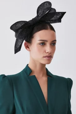 Flash Sale 😍 Karen Millen Sinnamay Bow Headband Fascinator ✨