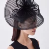 Budget 😀 Karen Millen Feather Detail Fascinator 💯 -Occasionwear Popular Store bkk04697 black xl