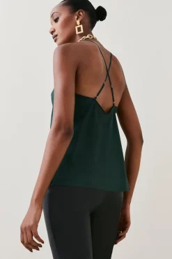 Best reviews of π Karen Millen Silk Viscose Cowl Neck Woven Cami β¨ 11 Best reviews of π Karen Millen Silk Viscose Cowl Neck Woven Cami β¨ -Occasionwear Popular Store bkk04791 green xl 2