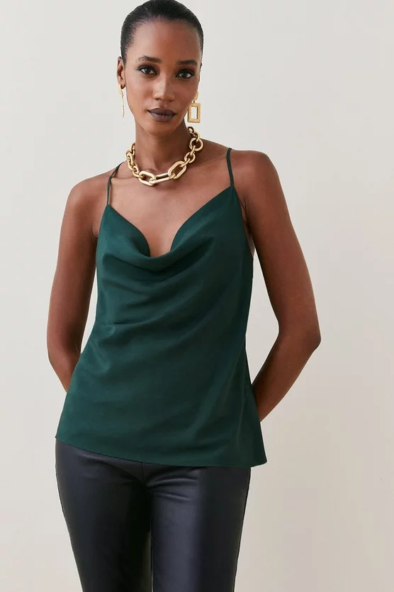 Best reviews of π Karen Millen Silk Viscose Cowl Neck Woven Cami β¨ 7 Best reviews of π Karen Millen Silk Viscose Cowl Neck Woven Cami β¨ - Image 5