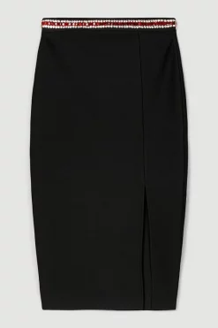 Cheapest ⌛ Karen Millen Bandage Embellished Side Split Pencil 👗 Skirt - black 🤩 11 Cheapest ⌛ Karen Millen Bandage Embellished Side Split Pencil 👗 Skirt - black 🤩 -Occasionwear Popular Store bkk04966 black xl 3