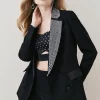 Flash Sale 🎉 Karen Millen Satin Diamante Lapel Double Breasted Blazer ✔️ 1 Flash Sale 🎉 Karen Millen Satin Diamante Lapel Double Breasted Blazer ✔️ -Occasionwear Popular Store bkk05109 black xl