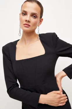 Best reviews of 🌟 Karen Millen Corset Waist Open Back Mini 👗 Dress 💯 -Occasionwear Popular Store bkk05115 black xl 1