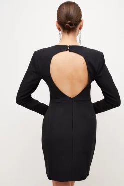 Best reviews of 🌟 Karen Millen Corset Waist Open Back Mini 👗 Dress 💯 -Occasionwear Popular Store bkk05115 black xl 2