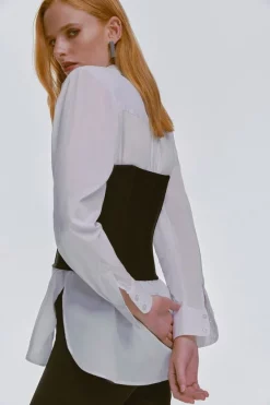 Flash Sale 😀 Karen Millen Bandage Corset Knit Top 🥰 -Occasionwear Popular Store bkk05251 black xl 5