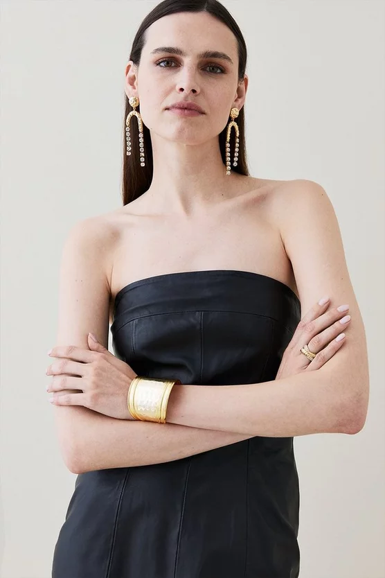 Promo โค๏ธ Karen Millen Leather Bandeau Pencil Midi ๐ Dress ๐ฅ 4 Promo โค๏ธ Karen Millen Leather Bandeau Pencil Midi ๐ Dress ๐ฅ - Image 2