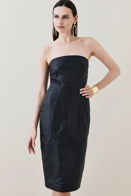 Promo โค๏ธ Karen Millen Leather Bandeau Pencil Midi ๐ Dress ๐ฅ 5 Promo โค๏ธ Karen Millen Leather Bandeau Pencil Midi ๐ Dress ๐ฅ - Image 3