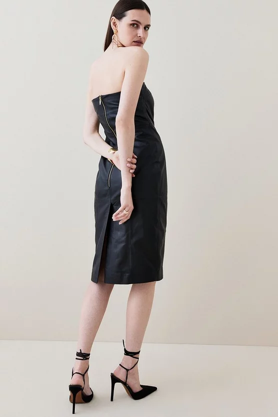 Promo โค๏ธ Karen Millen Leather Bandeau Pencil Midi ๐ Dress ๐ฅ 7 Promo โค๏ธ Karen Millen Leather Bandeau Pencil Midi ๐ Dress ๐ฅ - Image 5