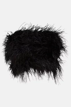 Top 10 👏 Karen Millen Feather Bandeau Top 😉 -Occasionwear Popular Store bkk05461 black xl 4