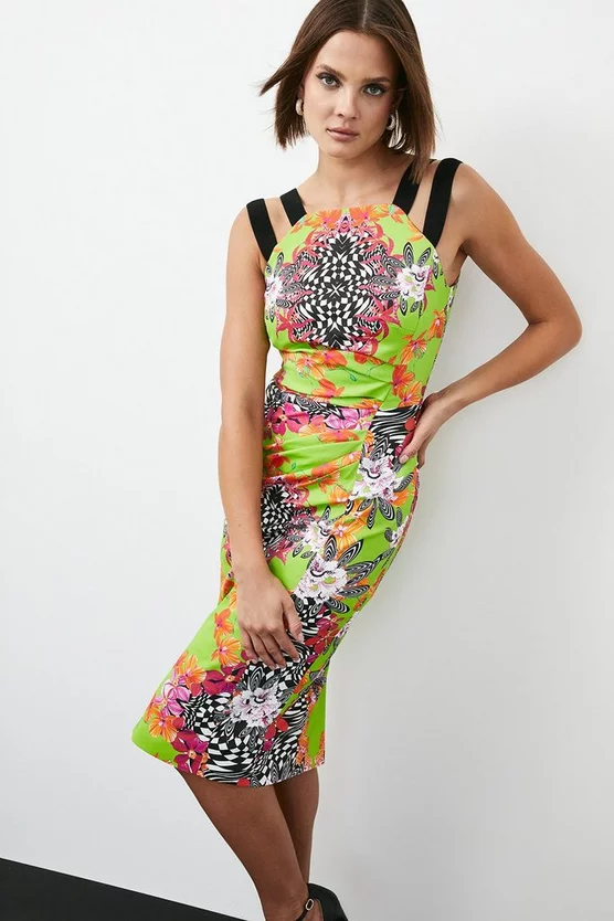 Flash Sale ๐งจ Karen Millen Italian Stretch Optical Floral Midi ๐ Dress โ๏ธ 5 Flash Sale ๐งจ Karen Millen Italian Stretch Optical Floral Midi ๐ Dress โ๏ธ - Image 3