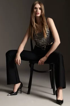 Brand new 😉 Karen Millen Jewelled Detail Woven Bralette 🤩 -Occasionwear Popular Store bkk05579 black xl 4