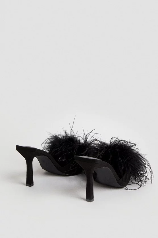 Wholesale ๐ Karen Millen Feather Detail Heeled Mule ๐ 8 Wholesale ๐ Karen Millen Feather Detail Heeled Mule ๐ - Image 6